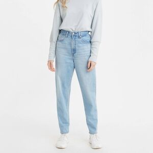 Levi's High Loose Taper Light Blue Denim Jeans